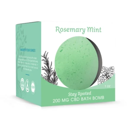 CBD Bath Bomb Rosemary Mint 200 MG
