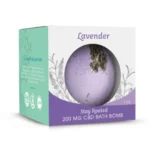 Stay Rooted CBD Bath Bomb Relaxing Lavender 200 MG (2)